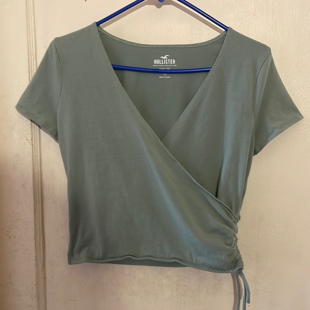 Hollister Surplice Crop Top